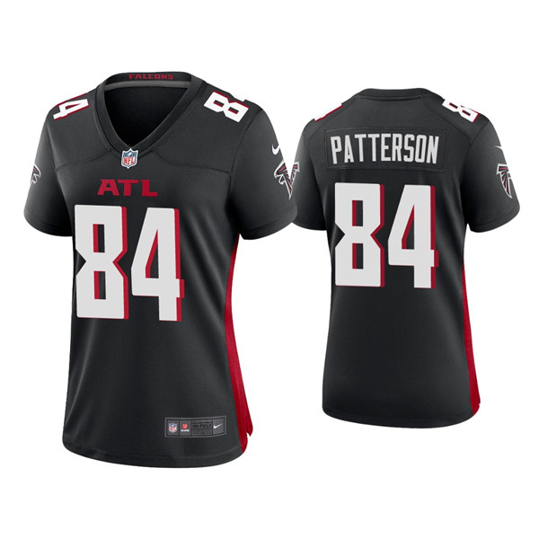 Women's Atlanta Falcons #84 Cordarrelle Patterson New Black Stitched Jersey(Run Small)